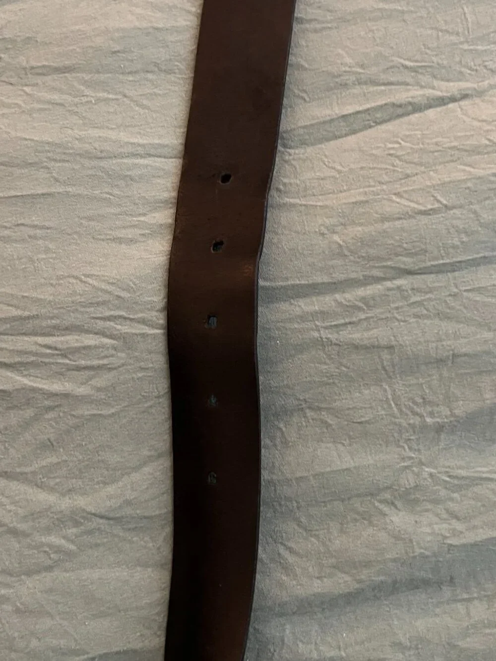 Timberland Genuine Leather Belt Black Silver Buckle Men's Size 34 Workwear